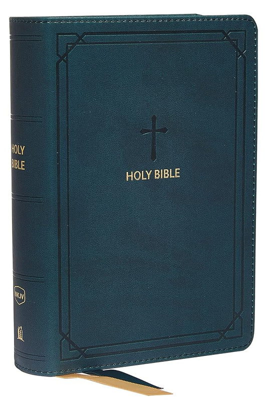 NKJV, End-of-Verse Reference Bible, Compact, Leathersoft, Teal, Red Letter, Comfort Print: Holy Bible, New King James Version cover image