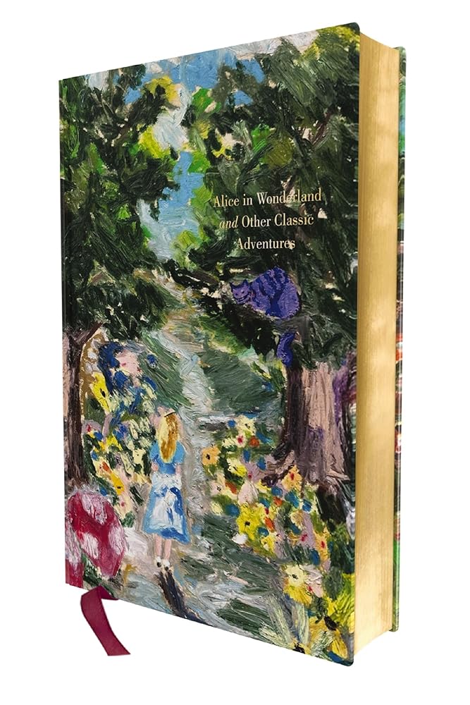 Alice in Wonderland and Other Classic Adventures: Deluxe Painted Edition (Harper Curated Classics: Painted Editions) cover image
