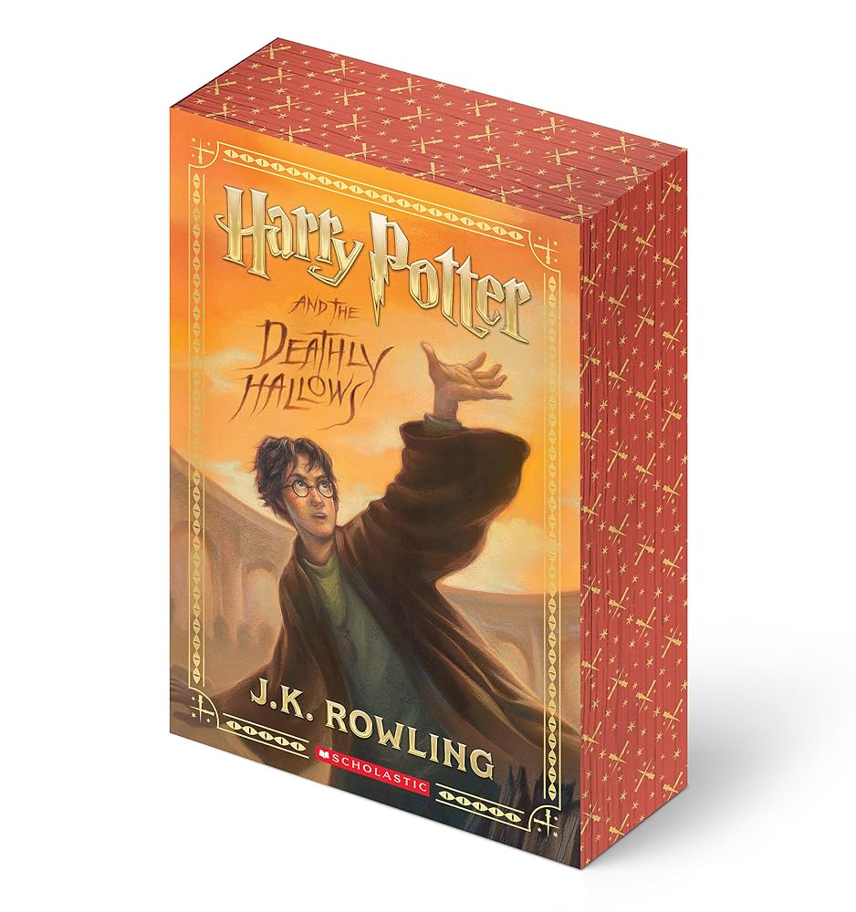 Harry Potter and the Deathly Hallows (Stenciled Edges) (Harry Potter, Book 7) cover image