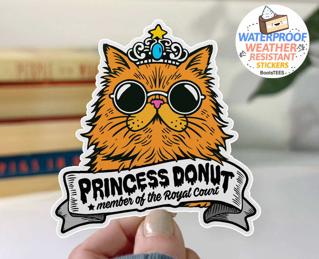 Dungeon Crawler Carl Stickers 3" Princess Donut Quote Decals