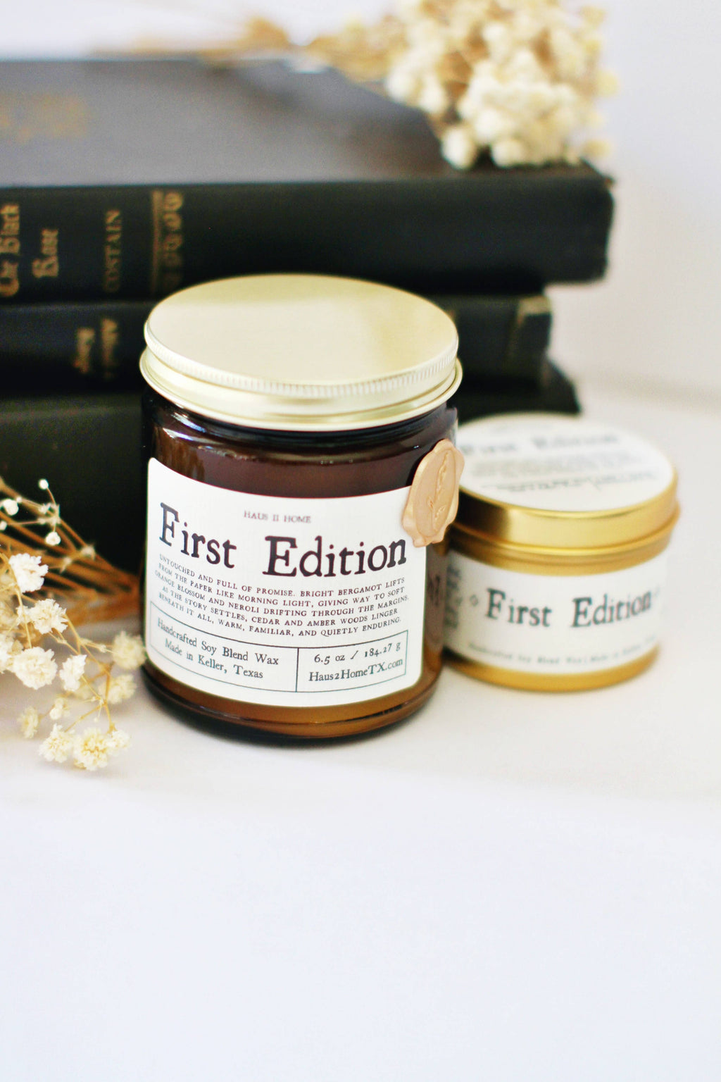 First Edition Candle | Rice Steam, Mimosa & Soft Woods