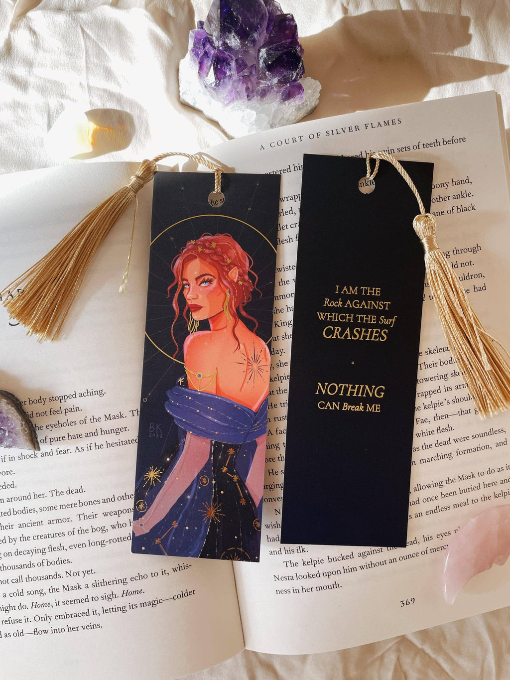 Nesta *Gold Foil* Bookmark