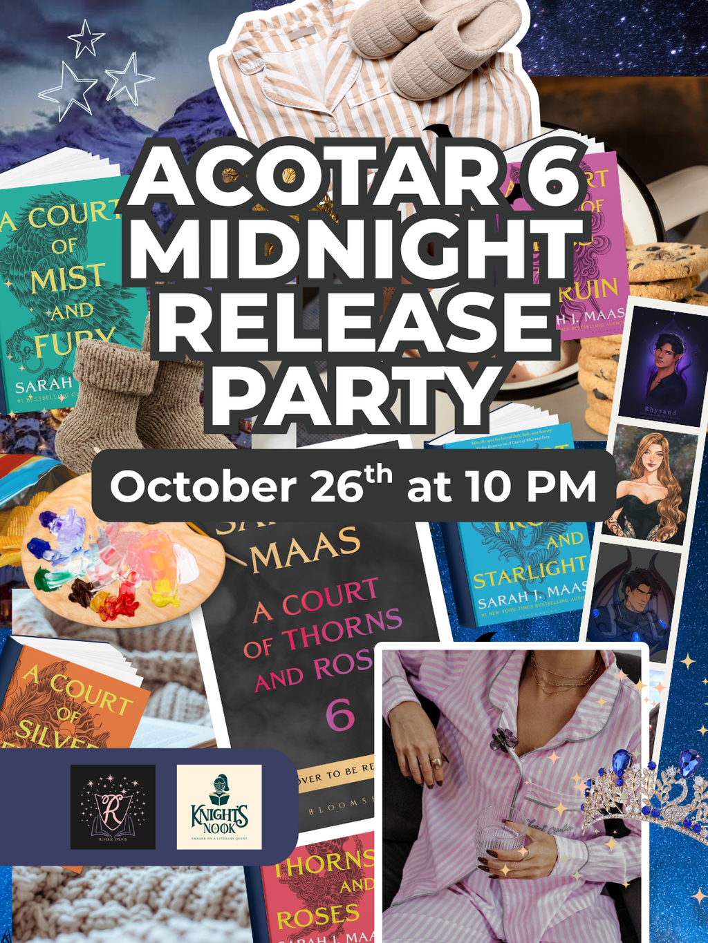 A Court of Splintered Harmoney (ACOTAR 6) PREORDER (with optional Midnight Release Party)