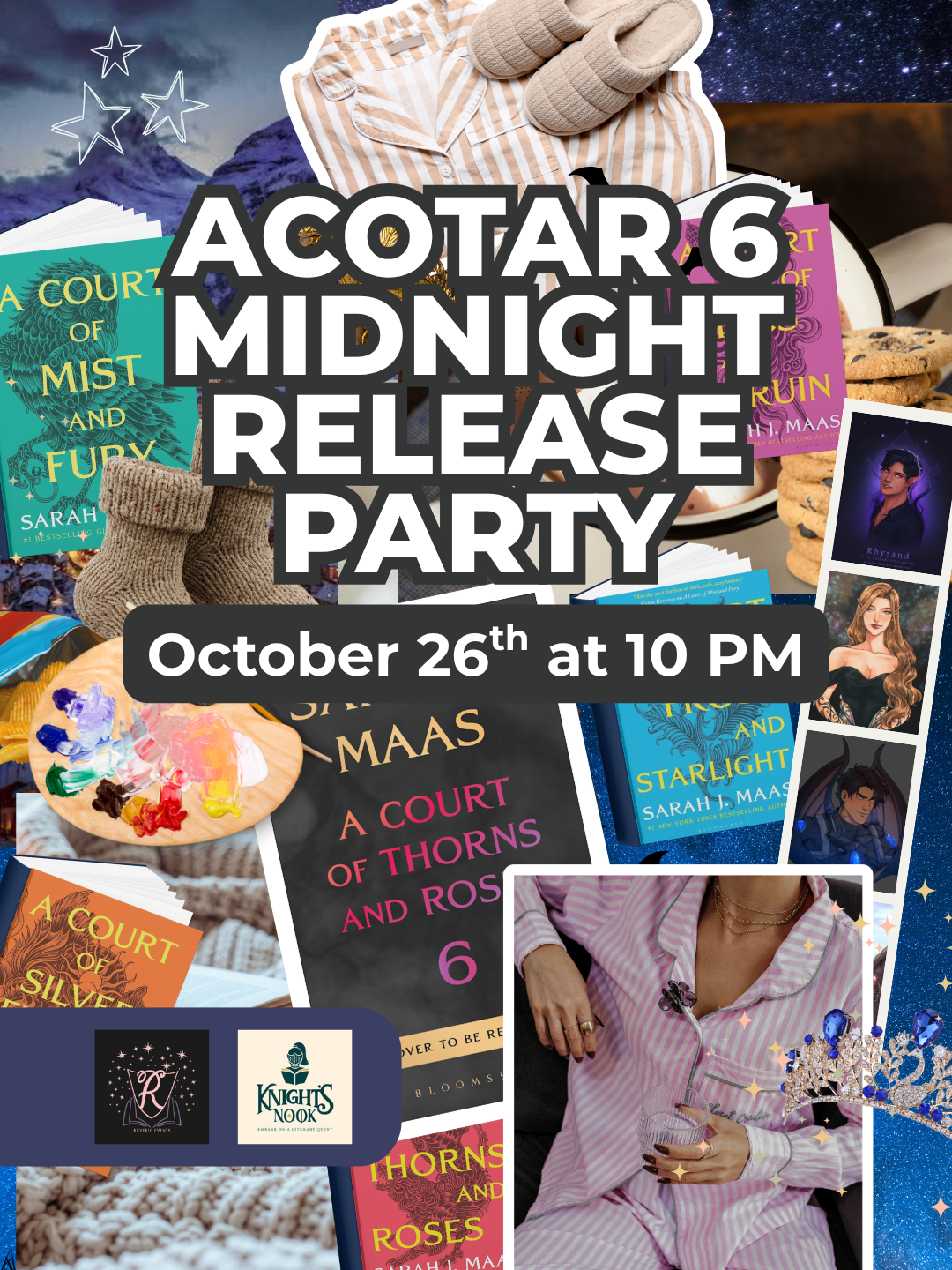 A Court of Splintered Harmoney (ACOTAR 6) PREORDER (with optional Midnight Release Party)