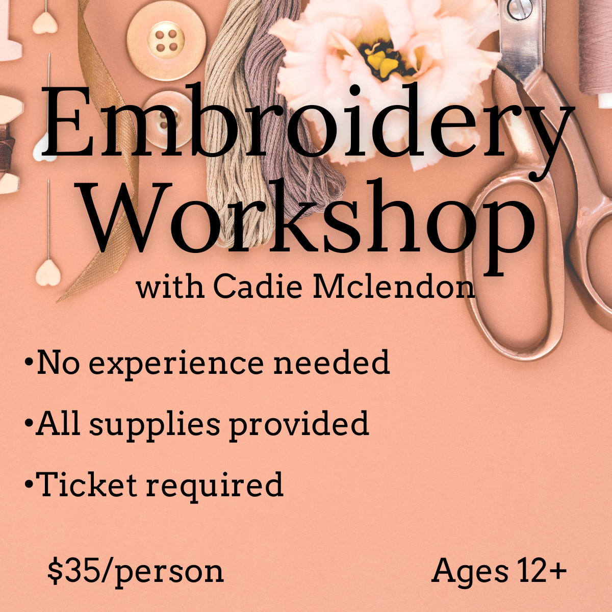 Embroidery Workshop