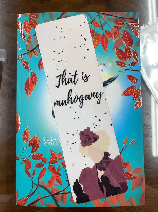 Hunger Games "That's Mahogany"