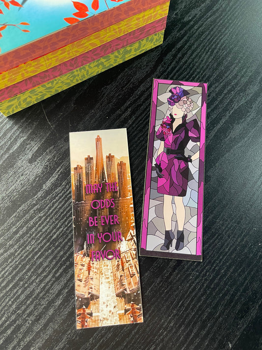Hunger Games-Effie Stained Glass Bookmark
