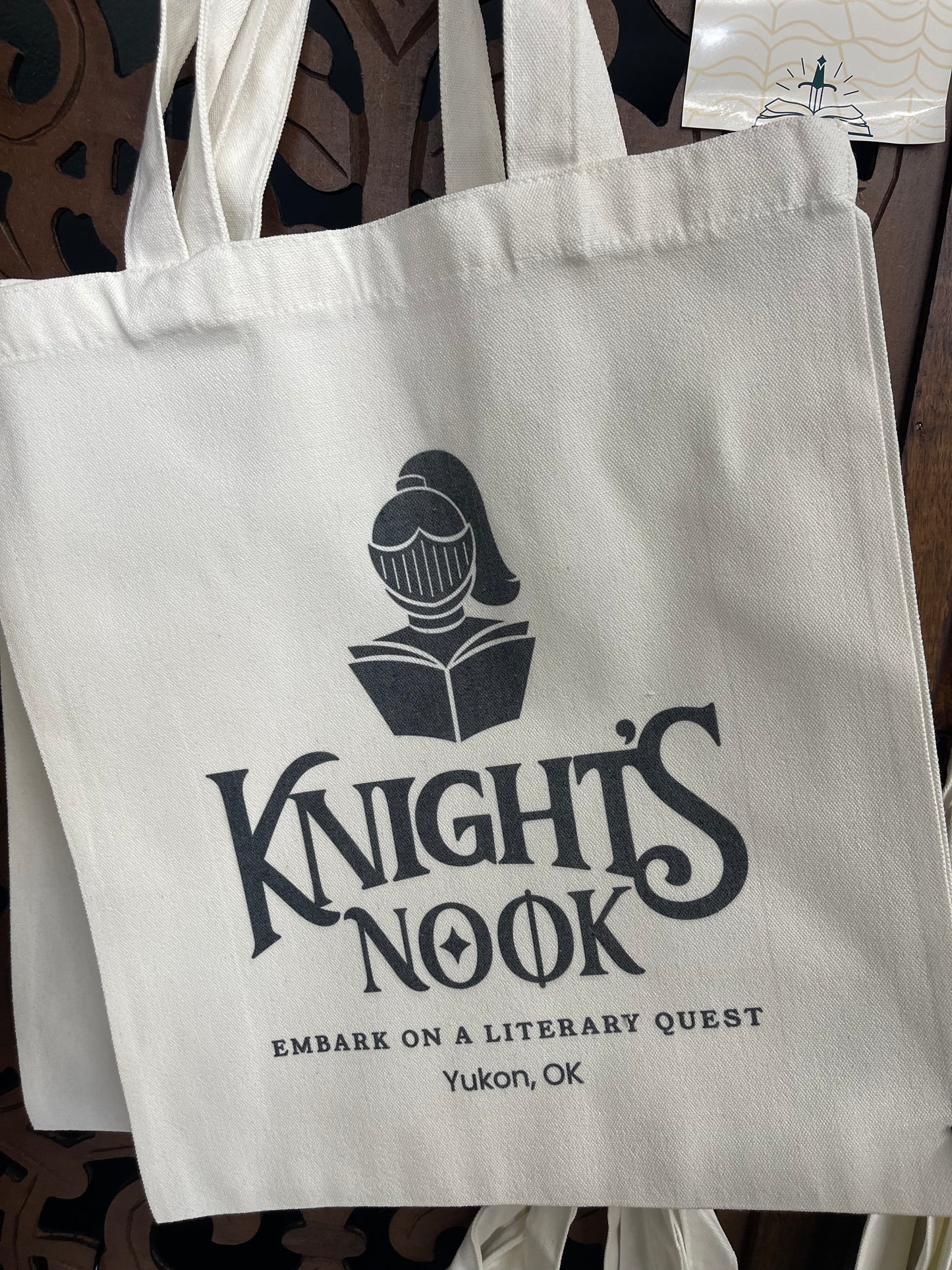 Knight's Nook Canvas Tote Bag