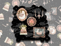Ghost Frames Spooky Romance Bookish  Vinyl Sticker