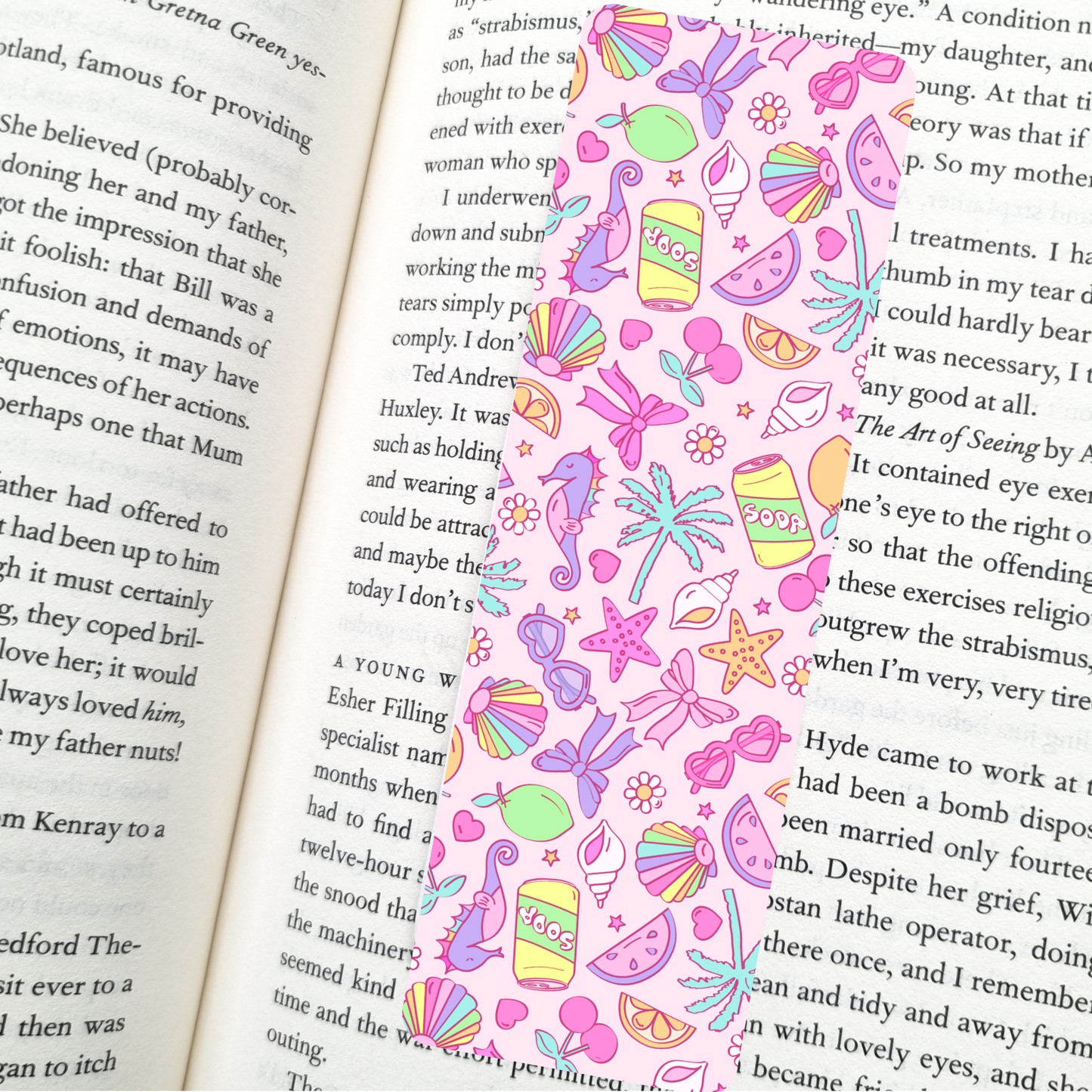 Summer Pop Bookmark | Summer Reading
