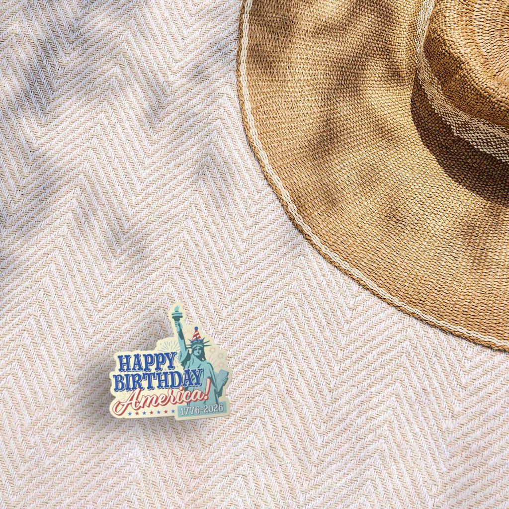 Happy Birthday America 250th Anniversary Sticker - USA Decal