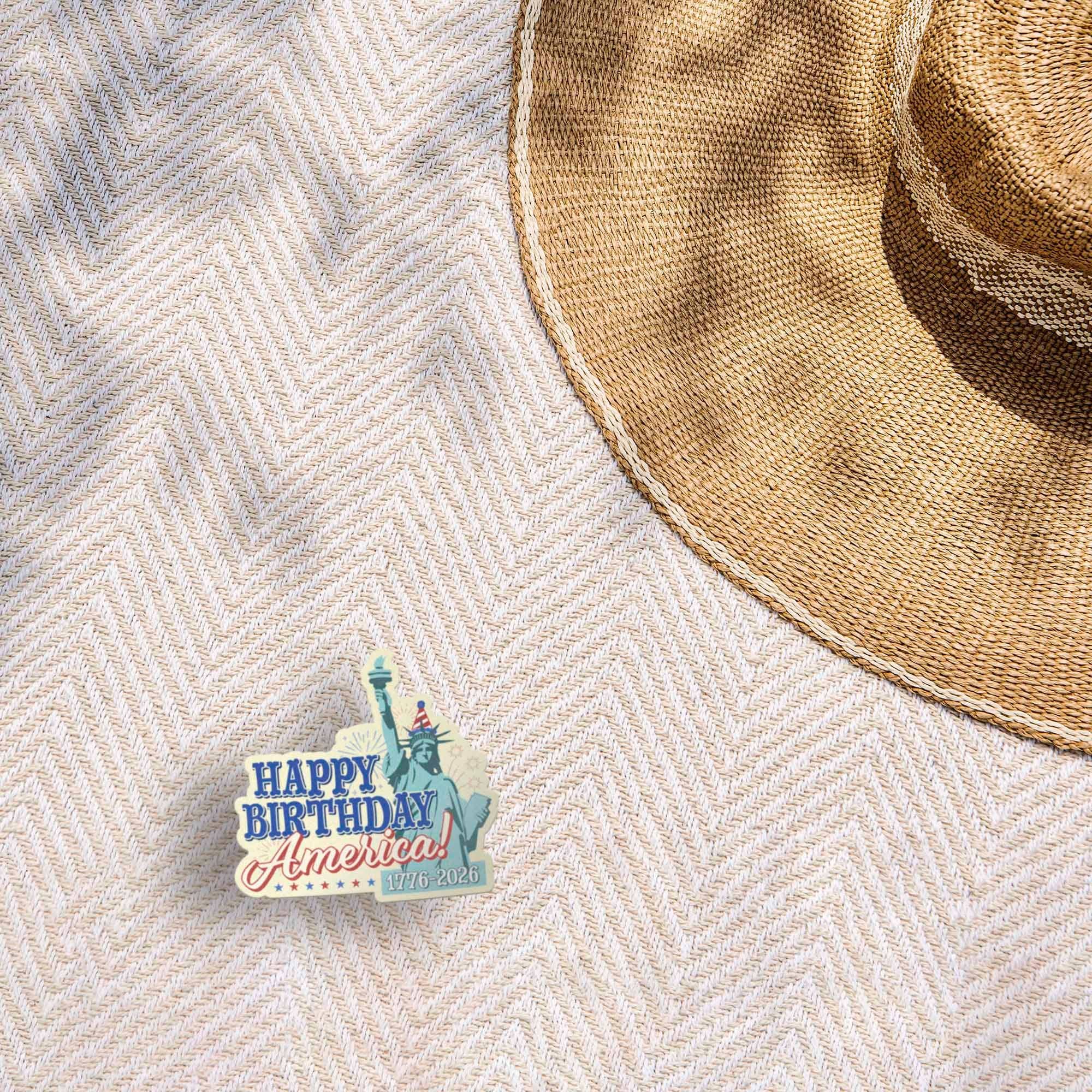 Happy Birthday America 250th Anniversary Sticker - USA Decal