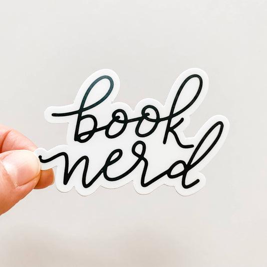 Book Nerd Sticker