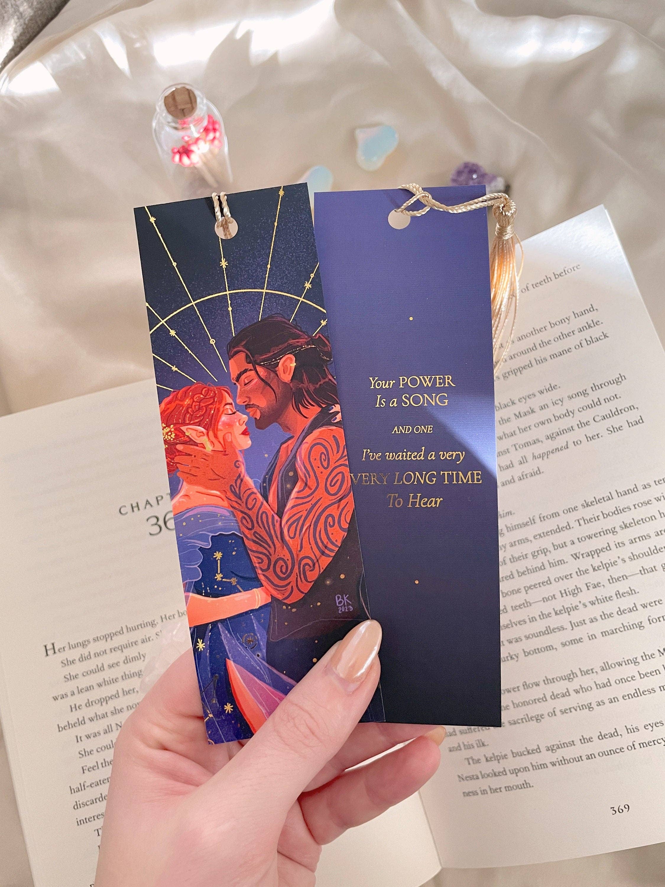 Nesta & Cassian *Gold Foil* Bookmark