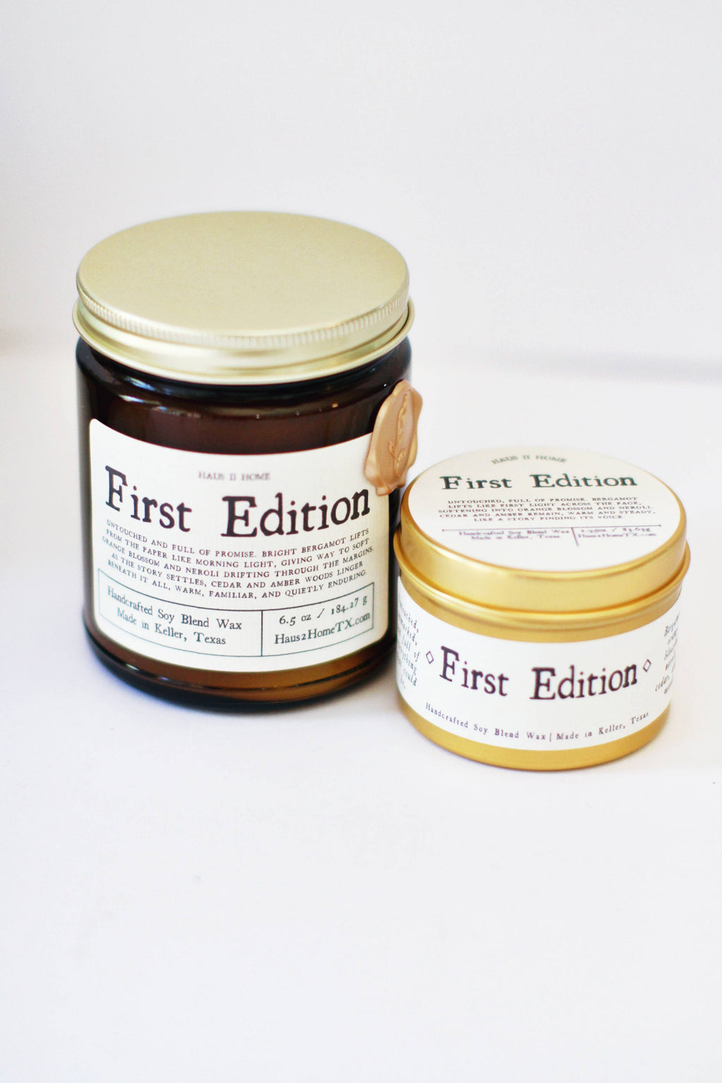 First Edition Candle | Rice Steam, Mimosa & Soft Woods