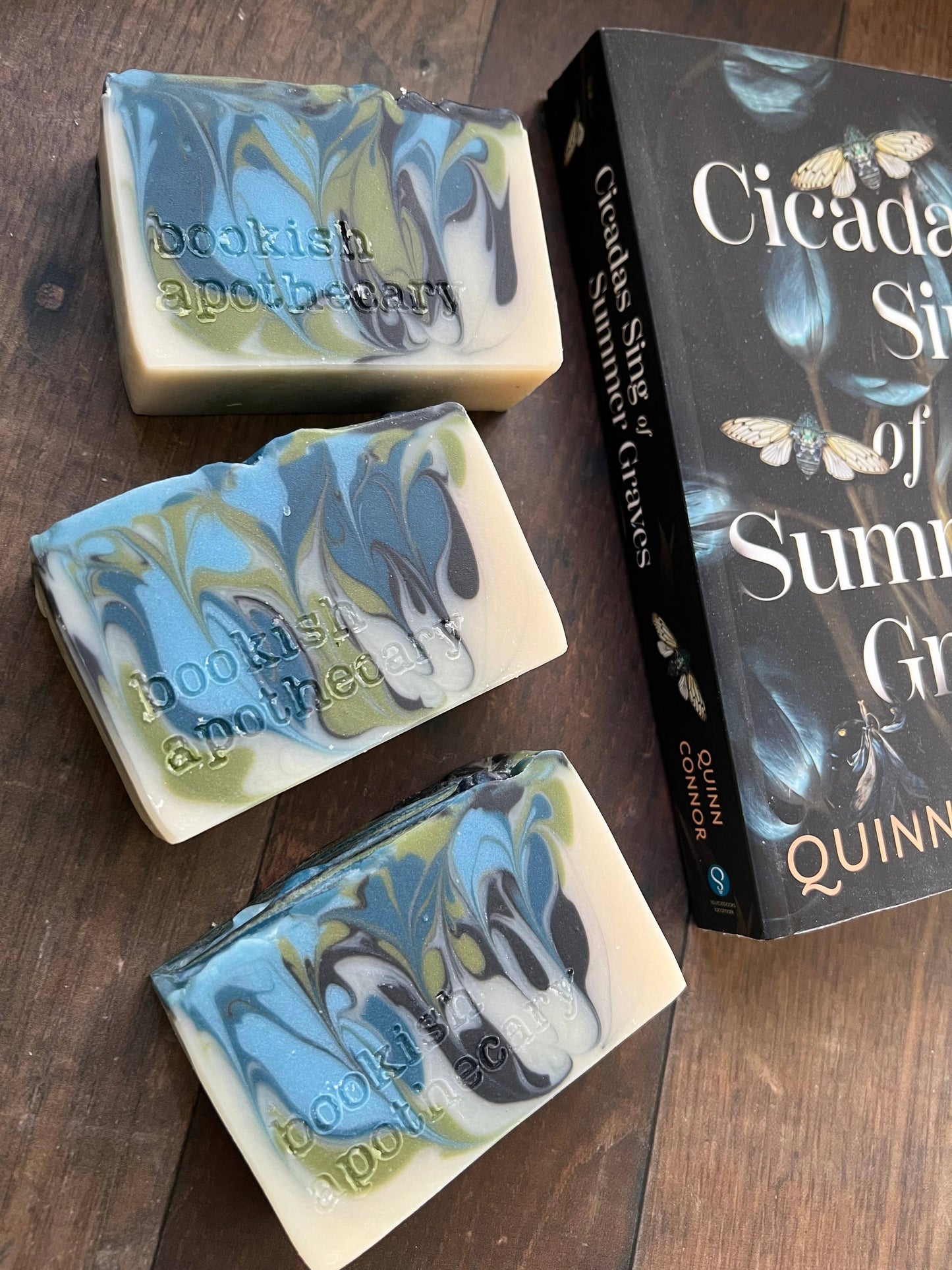 Cicadas Sing Book Lover Soap - Cicadas Sing of Summer Graves