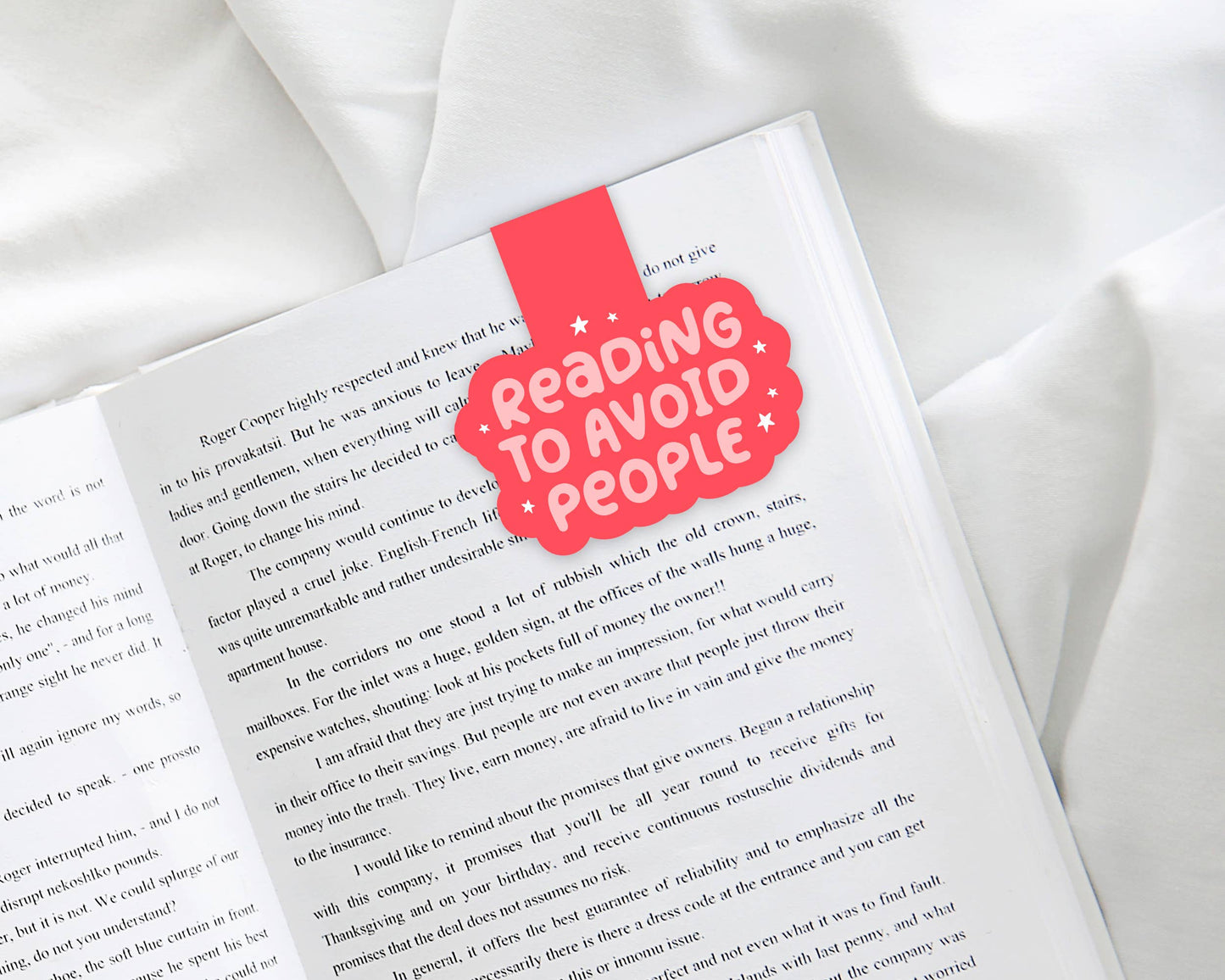 Magnetic Bookmark, Funny Bookmarks, Introverts and Bookworms