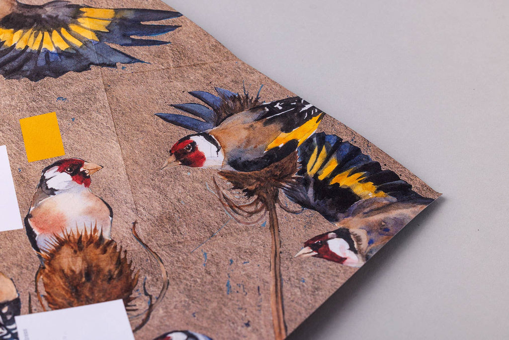 Golden Flight Pigeon, Folding Letter Set – Pack of 6 Letters