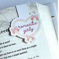 Romantic girly romance magnetic bookmark