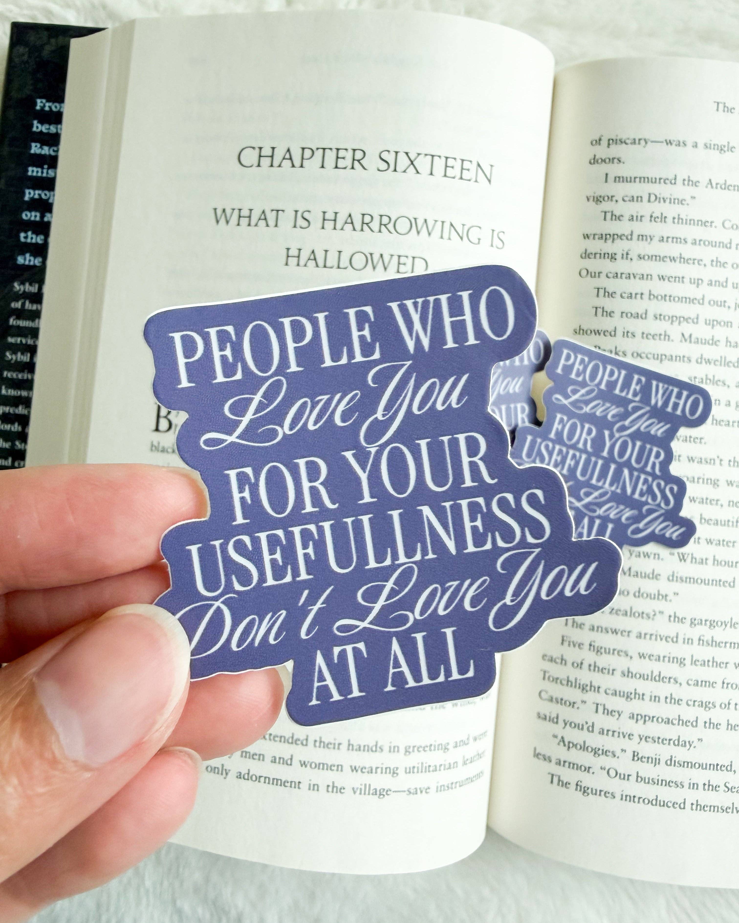 The Knight and the Moth Quote Sticker