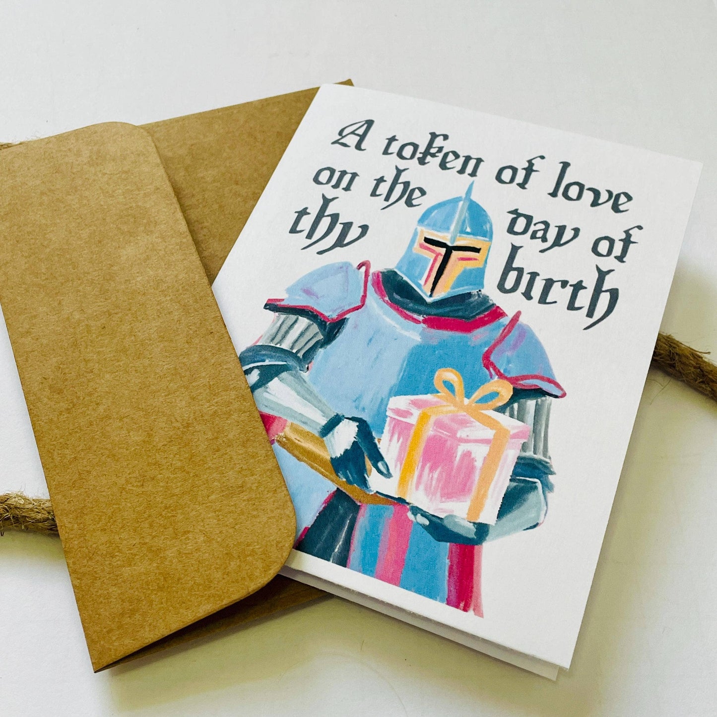 Medieval & Renaissance Role-Playing Birthday Card