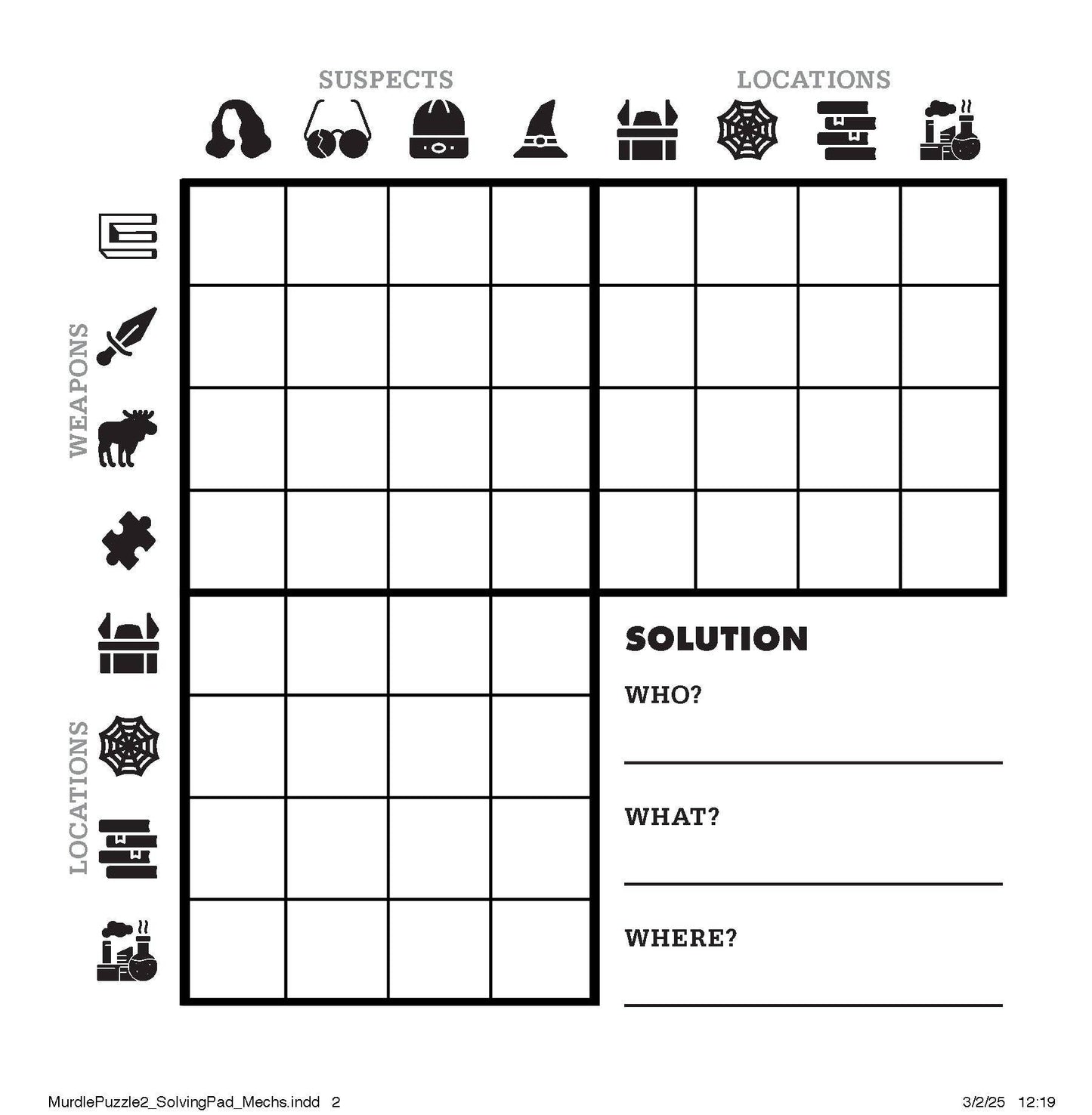 Murdle in the Mystery Mansion 500-Piece Jigsaw Puzzle