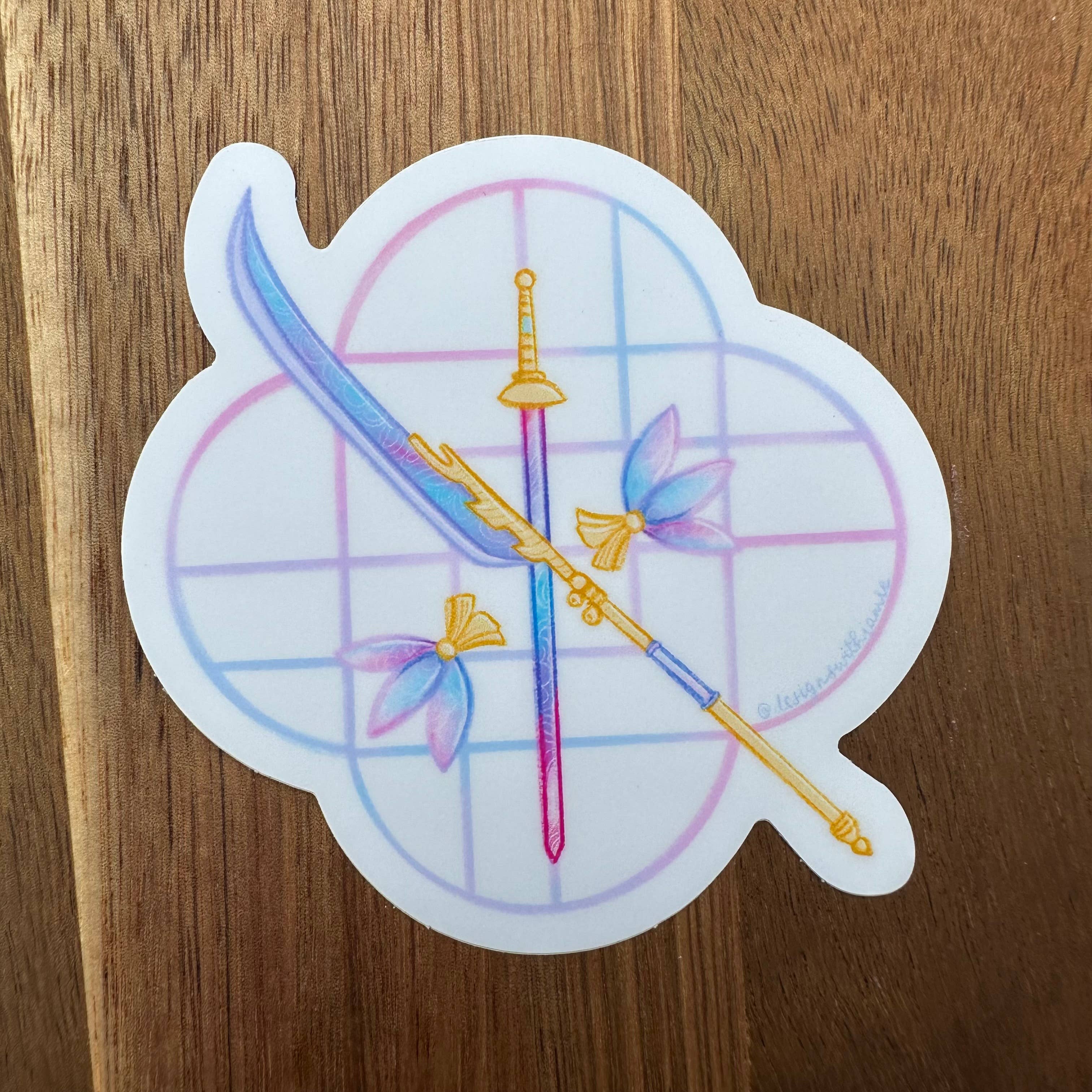 Huntrix Weapons Sticker