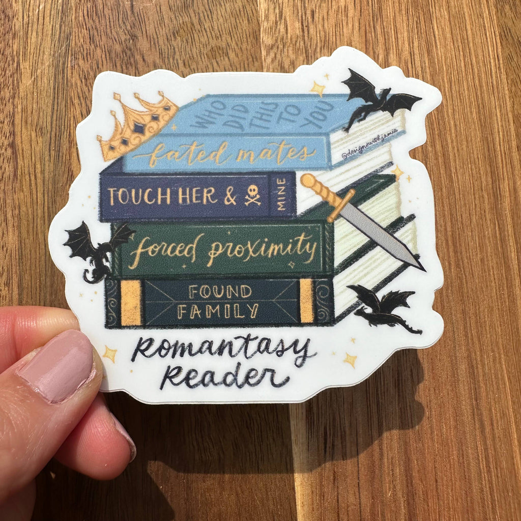 Romantasy Reader Trope Sticker