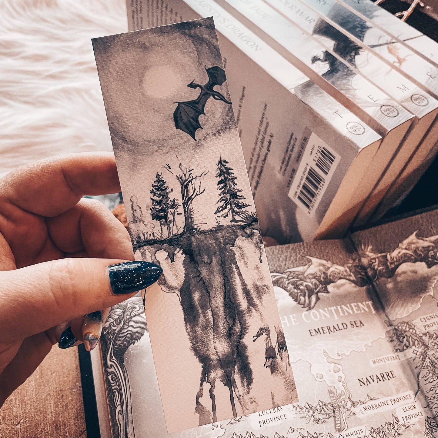 Dragon Landscape Bookmark