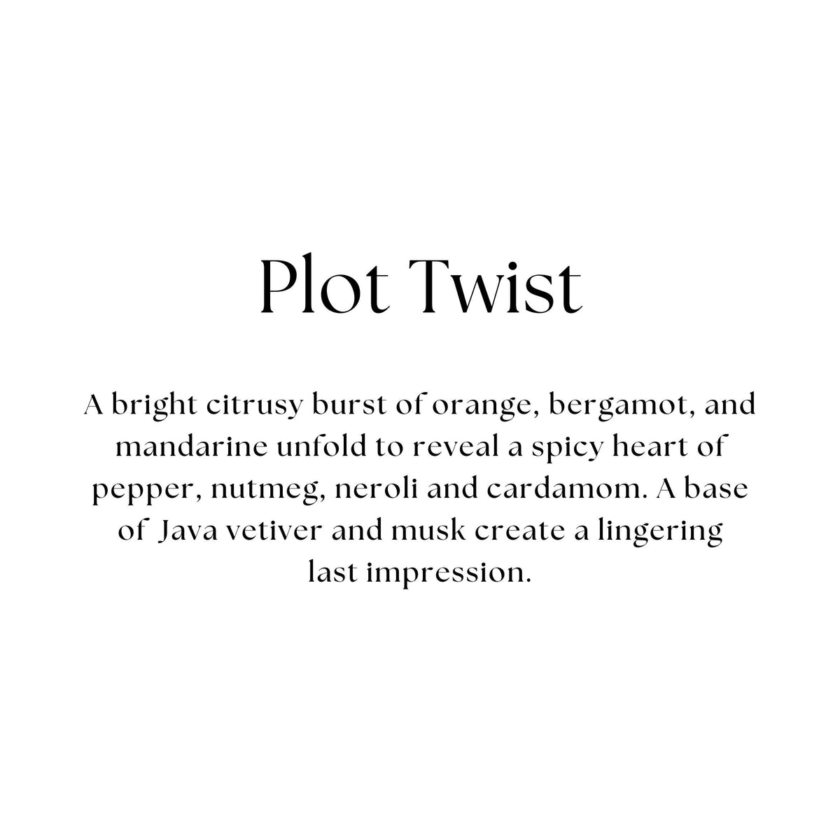 Hand-Poured Candle - Plot Twist