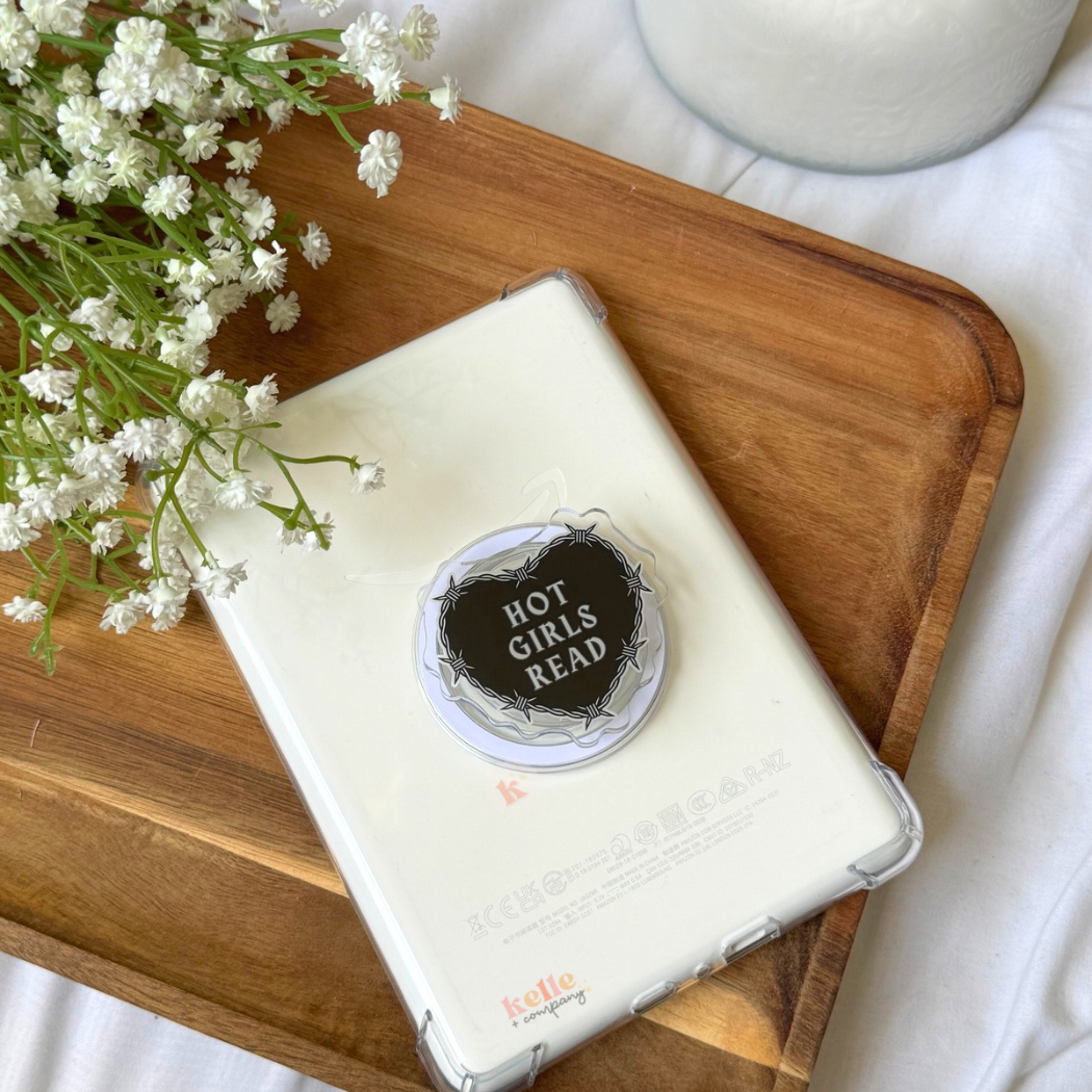 Hot girls read Kindle accessory | kindle grip | kindle case