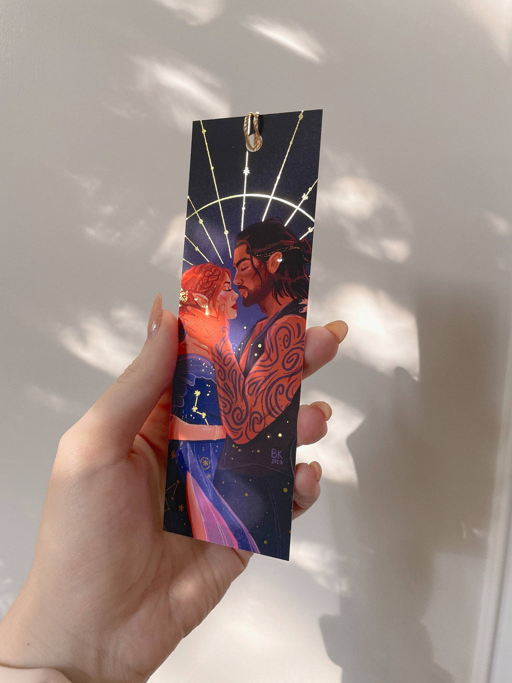 Nesta & Cassian *Gold Foil* Bookmark