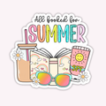 All Booked For Summer Sticker