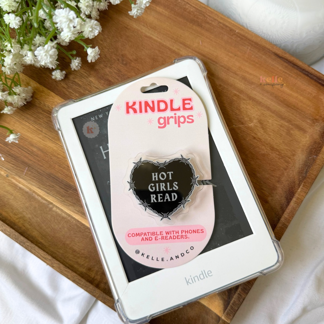 Hot girls read Kindle accessory | kindle grip | kindle case