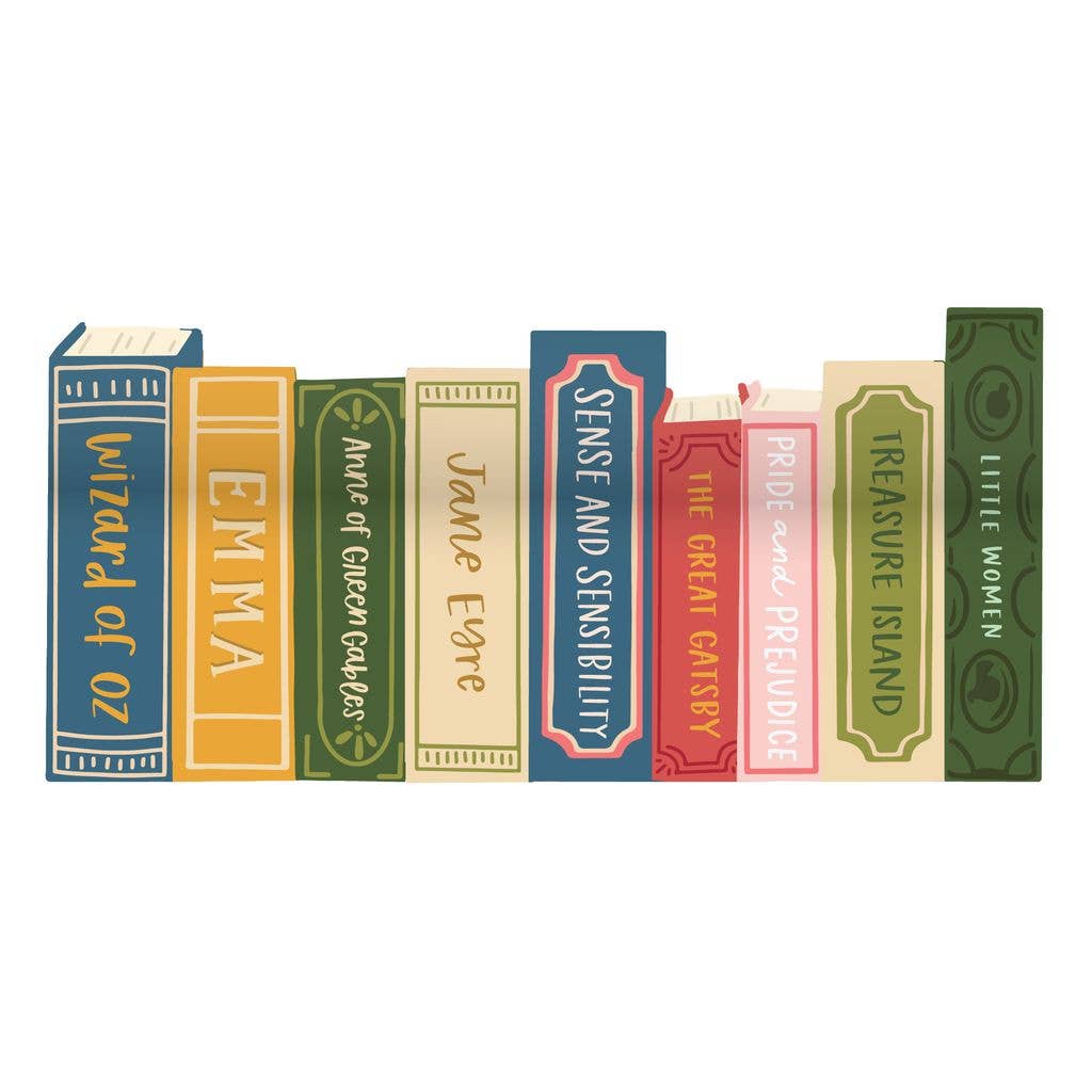 Classic Books Claw Hair Clip