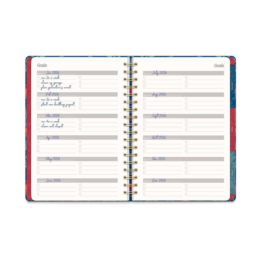 Garden Renaissance Undated Tri-Tab Planner