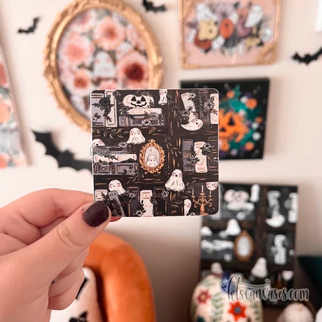 Haunted Library Sticker