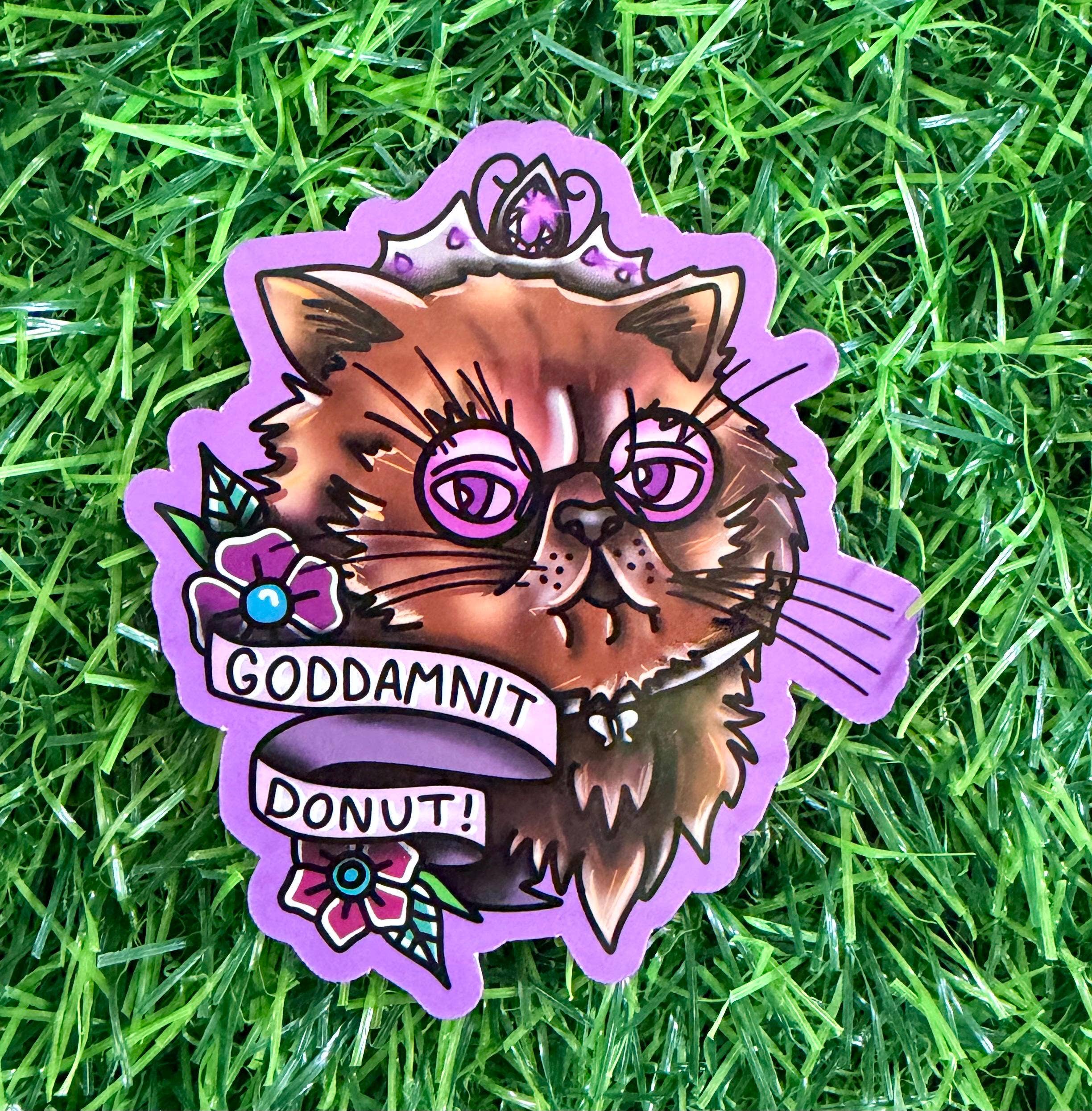 Princess Donut & Dungeon Crawler Carl Vinyl Sticker