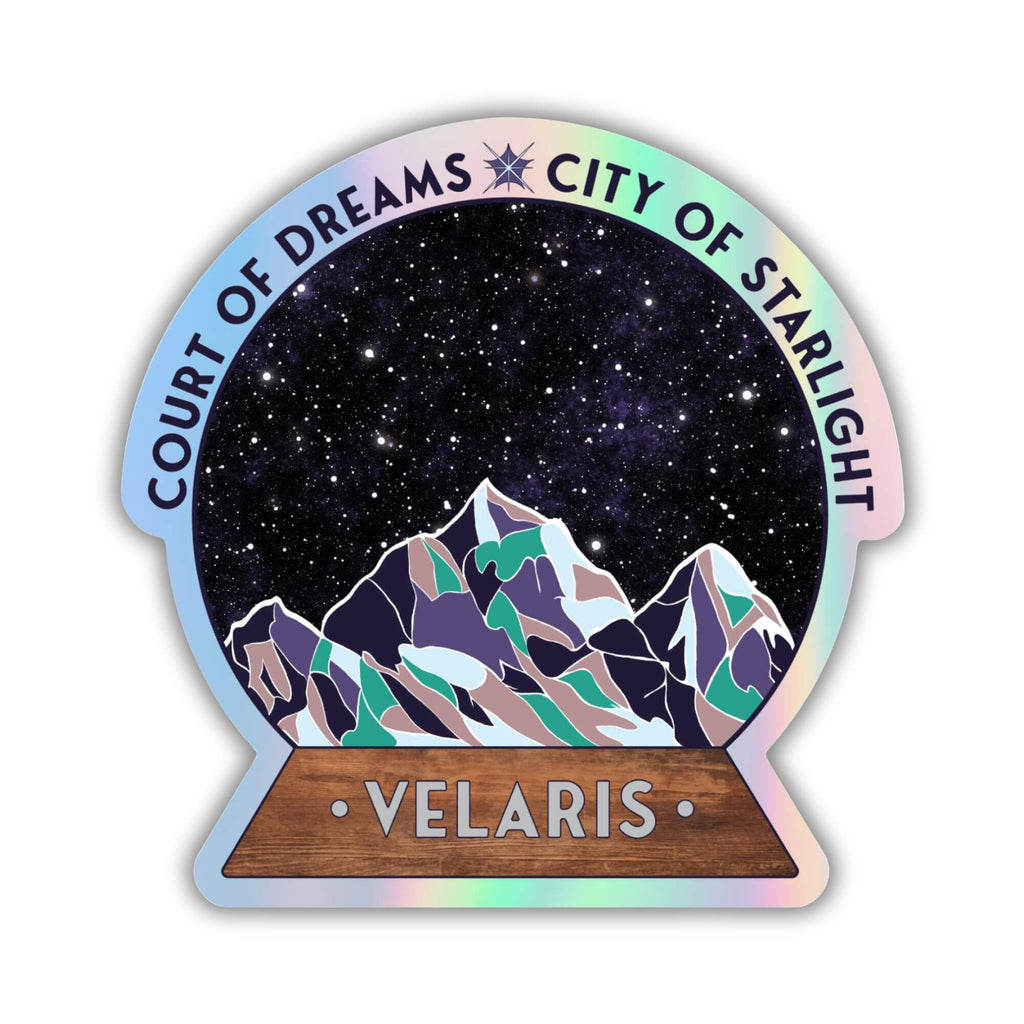 Velaris Star Globe Holo Sticker | A Court of Thorns & Roses