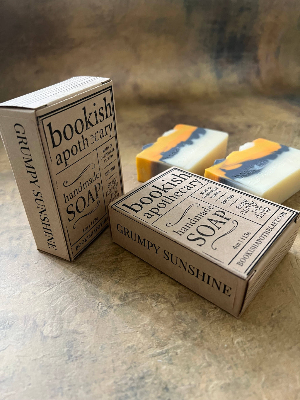 Grumpy Sunshine Book Lover Handmade Soap - Book Trope