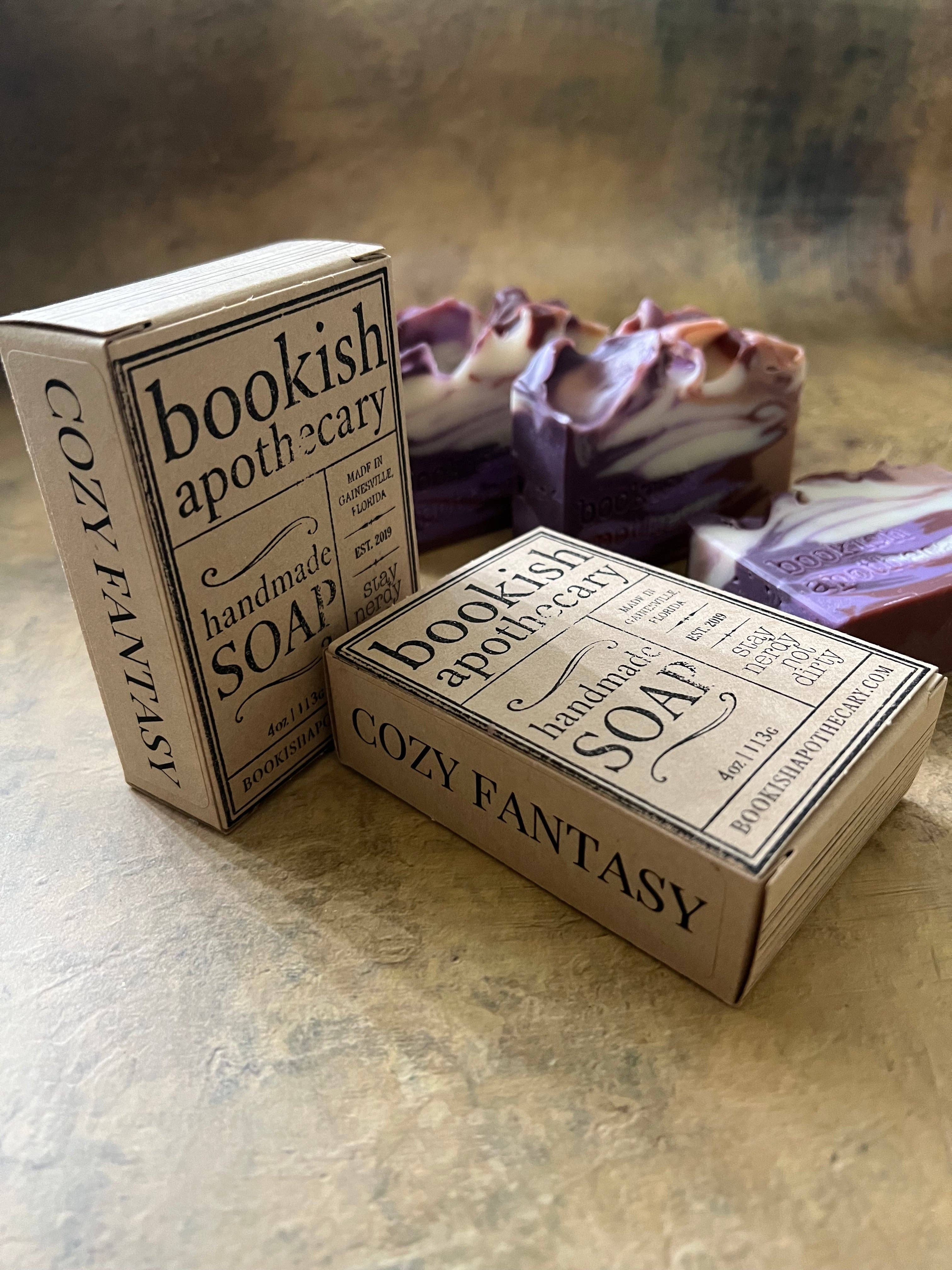 Cozy Fantasy Book Lover Handmade Soap - Book Trope