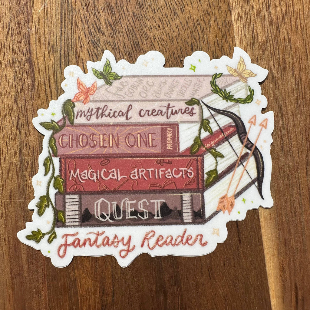 Fantasy Reader Sticker