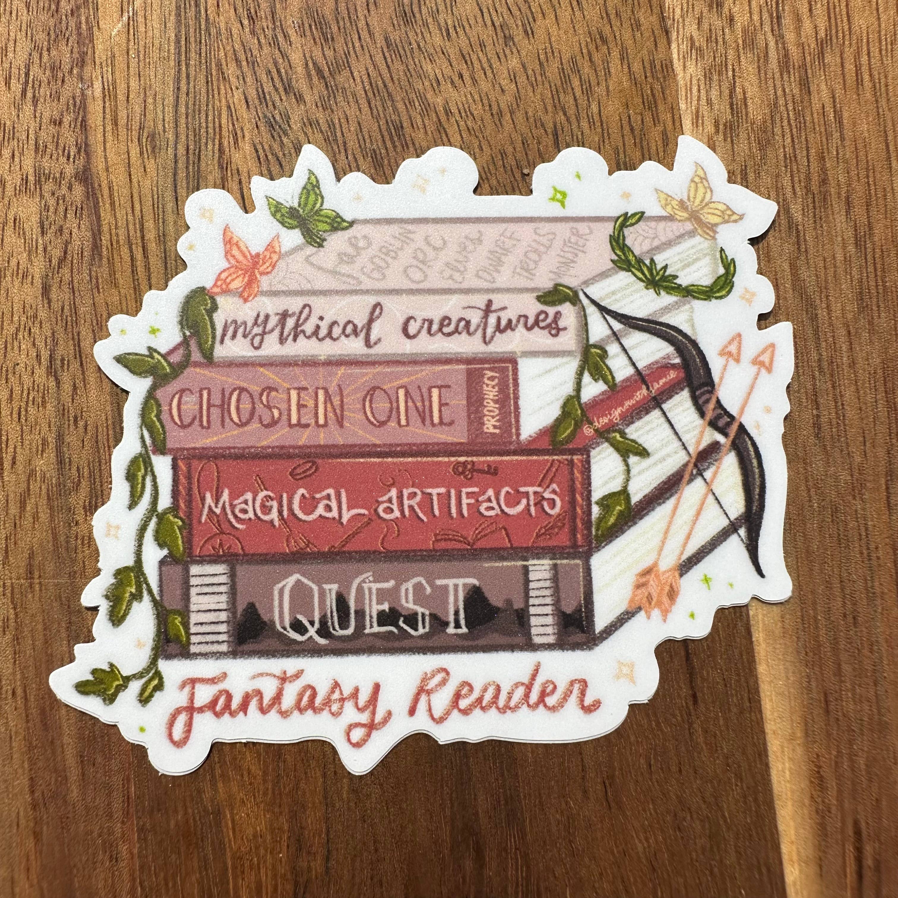 Fantasy Reader Sticker