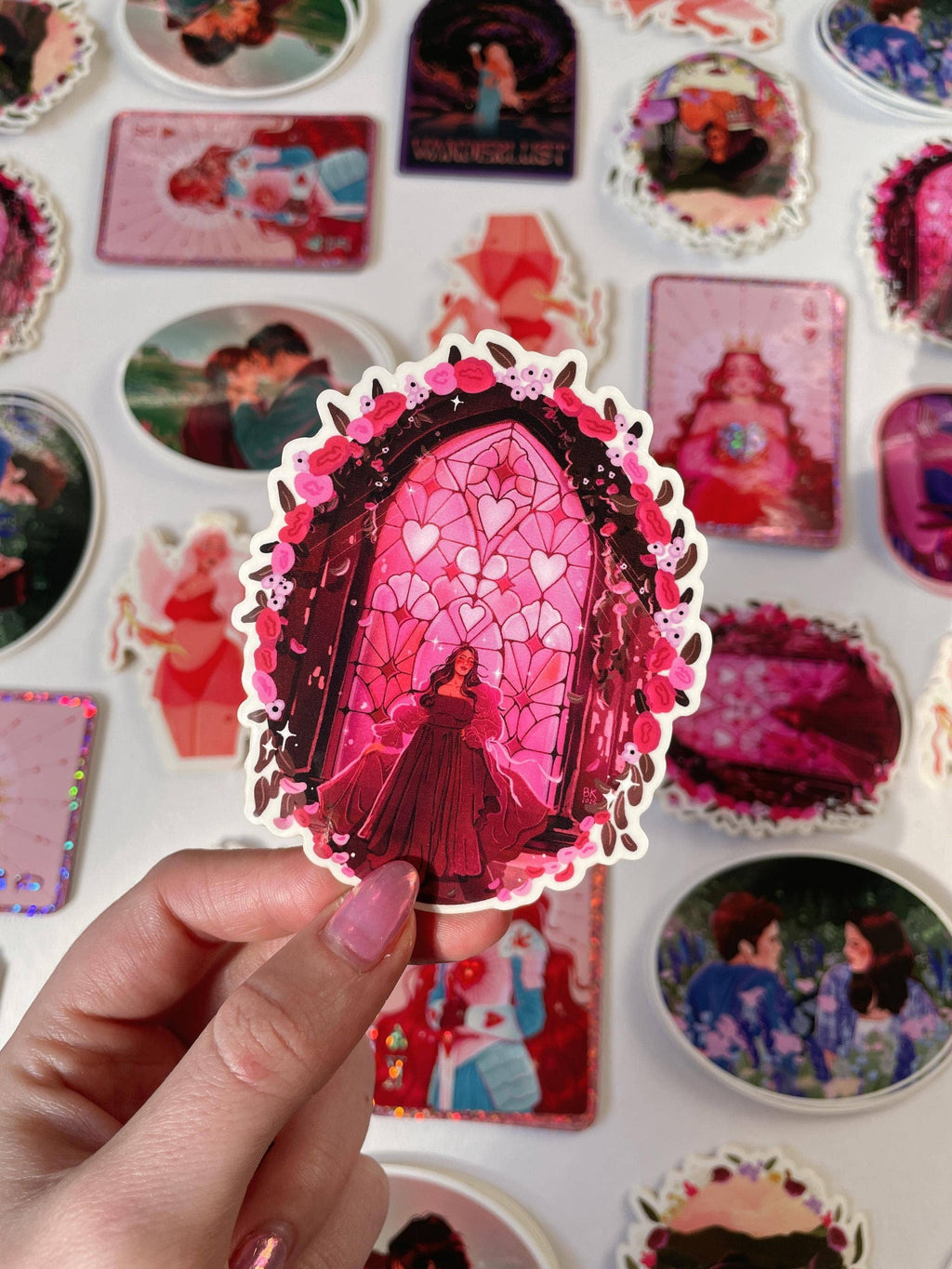 Romantasy Era Clear Back Sticker