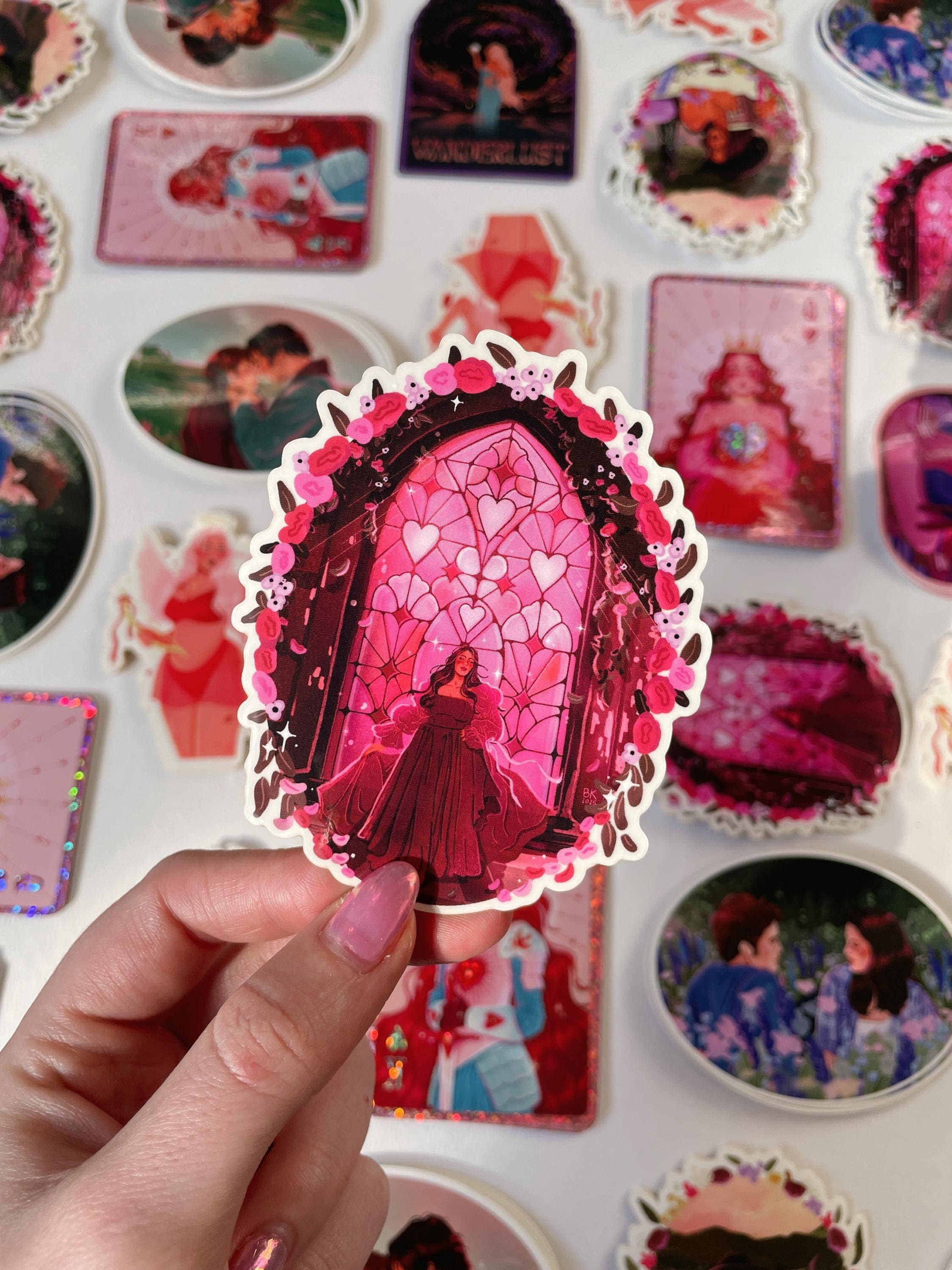 Romantasy Era Clear Back Sticker