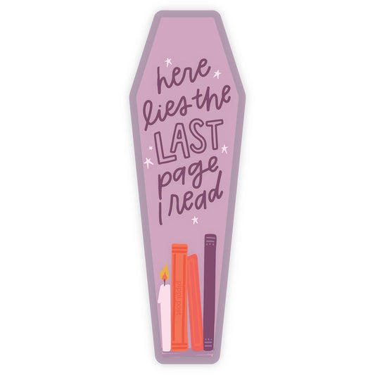 The Last Page Halloween Transparent Bookmark