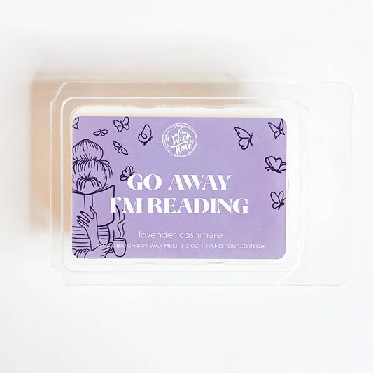 Go Away I'm Reading Wax Melt