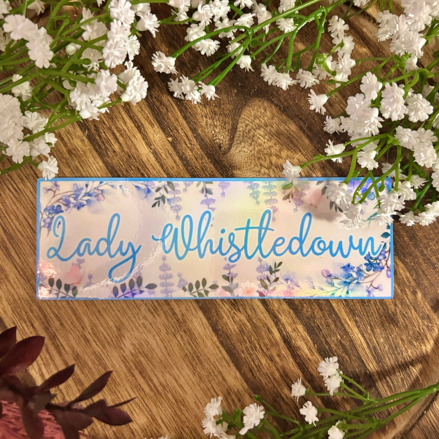 Lady Whistledown Floral Bookmark