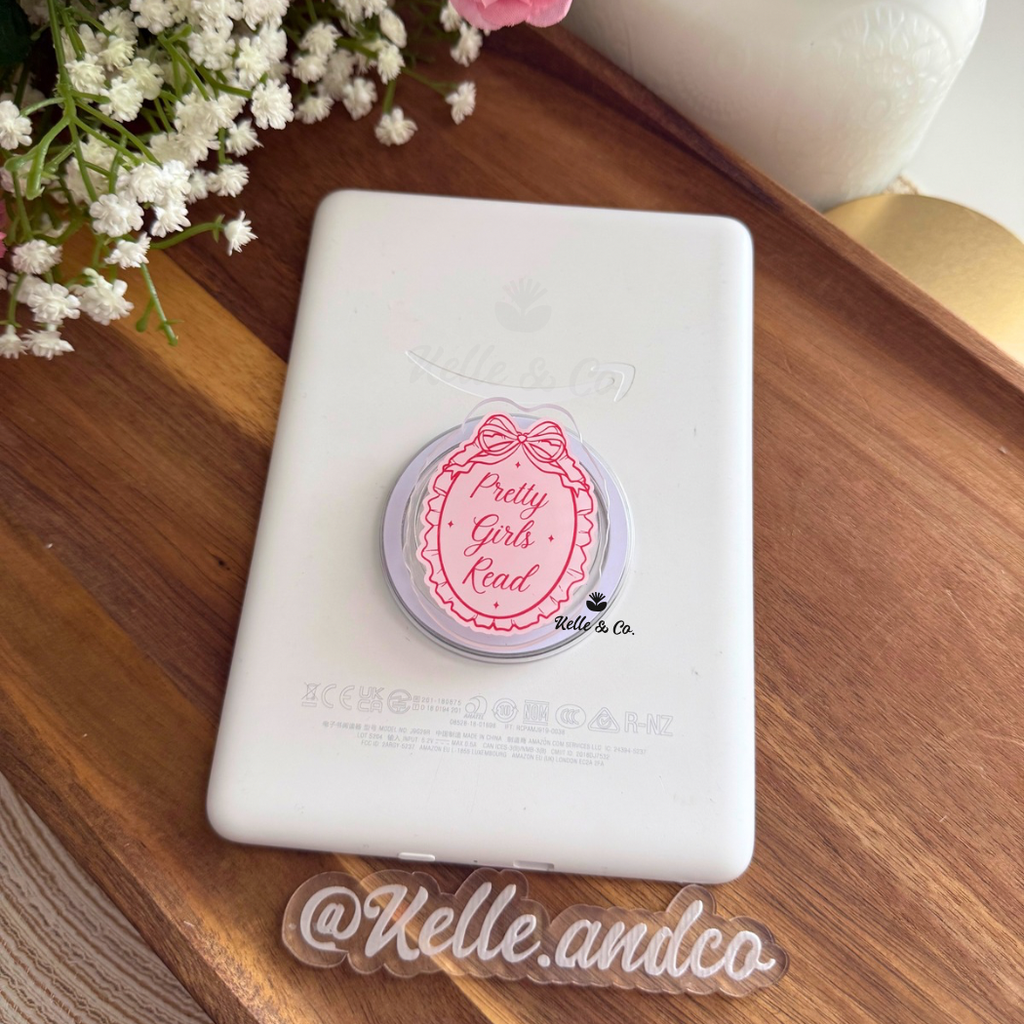 Pretty girls read kindle grip | Kindle case | book lover