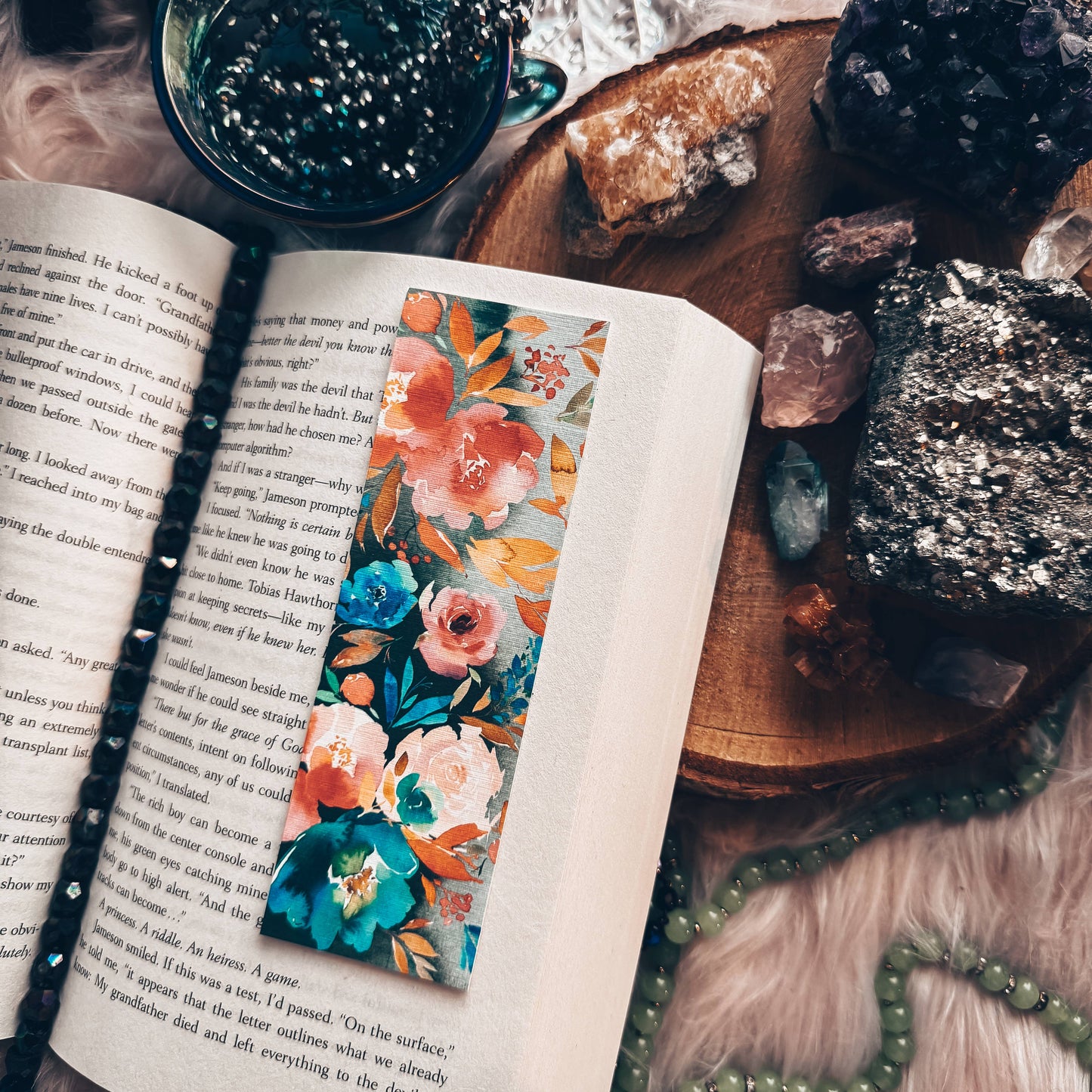 Colorful Floral Bookmark